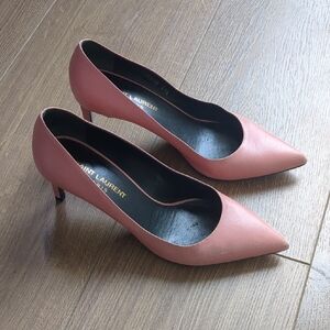 Saint Laurent Dusty Rose Heels
